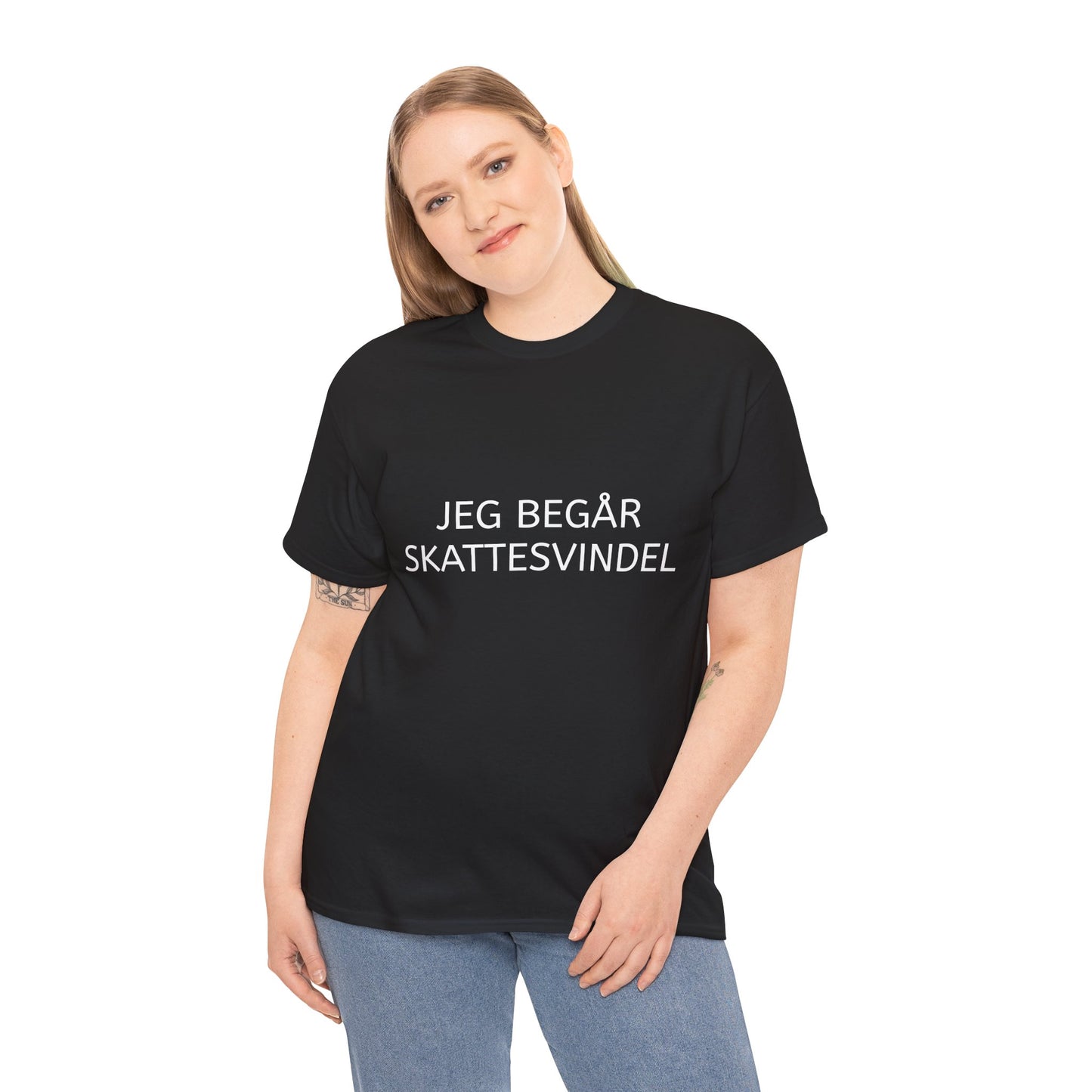 T-Shirt - "Jeg begår skattesvindel"