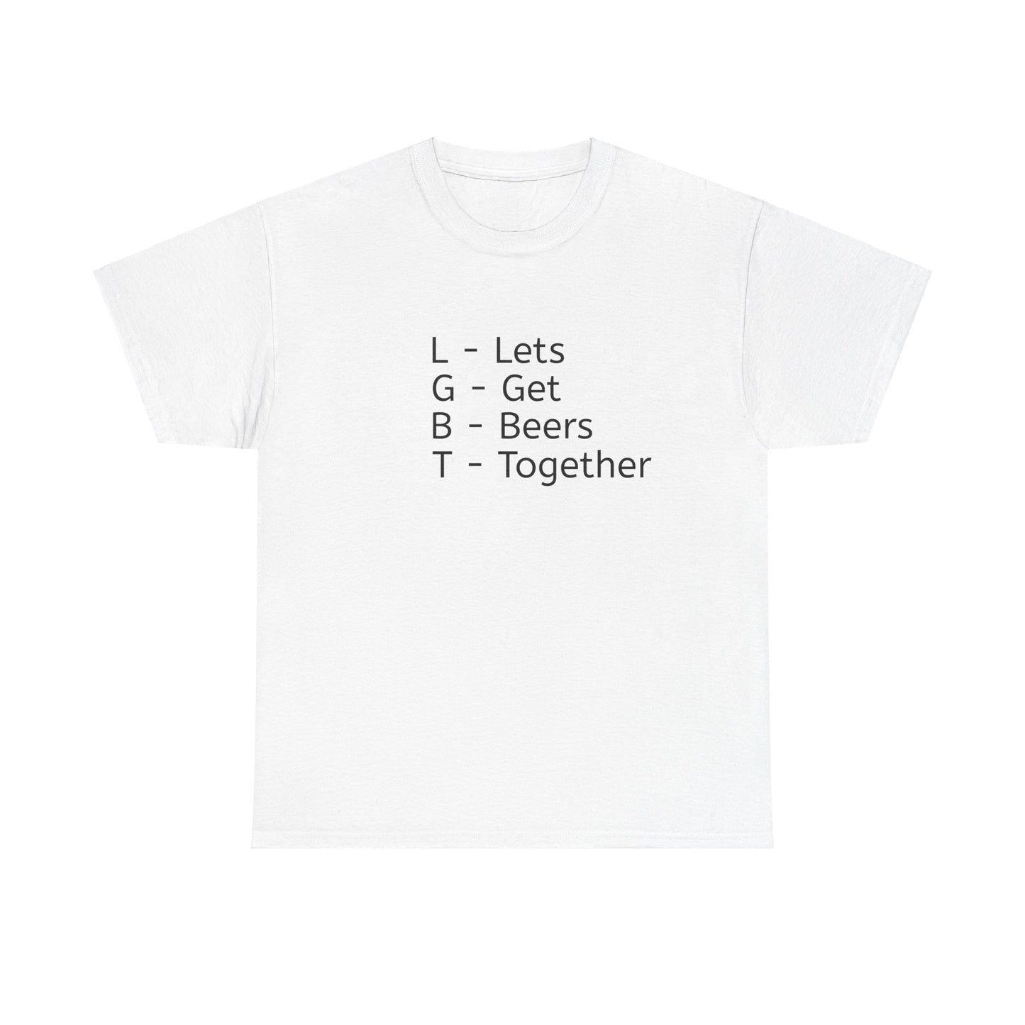 T-Shirt - LGBT "LETS GET BEERS TOGETHER"