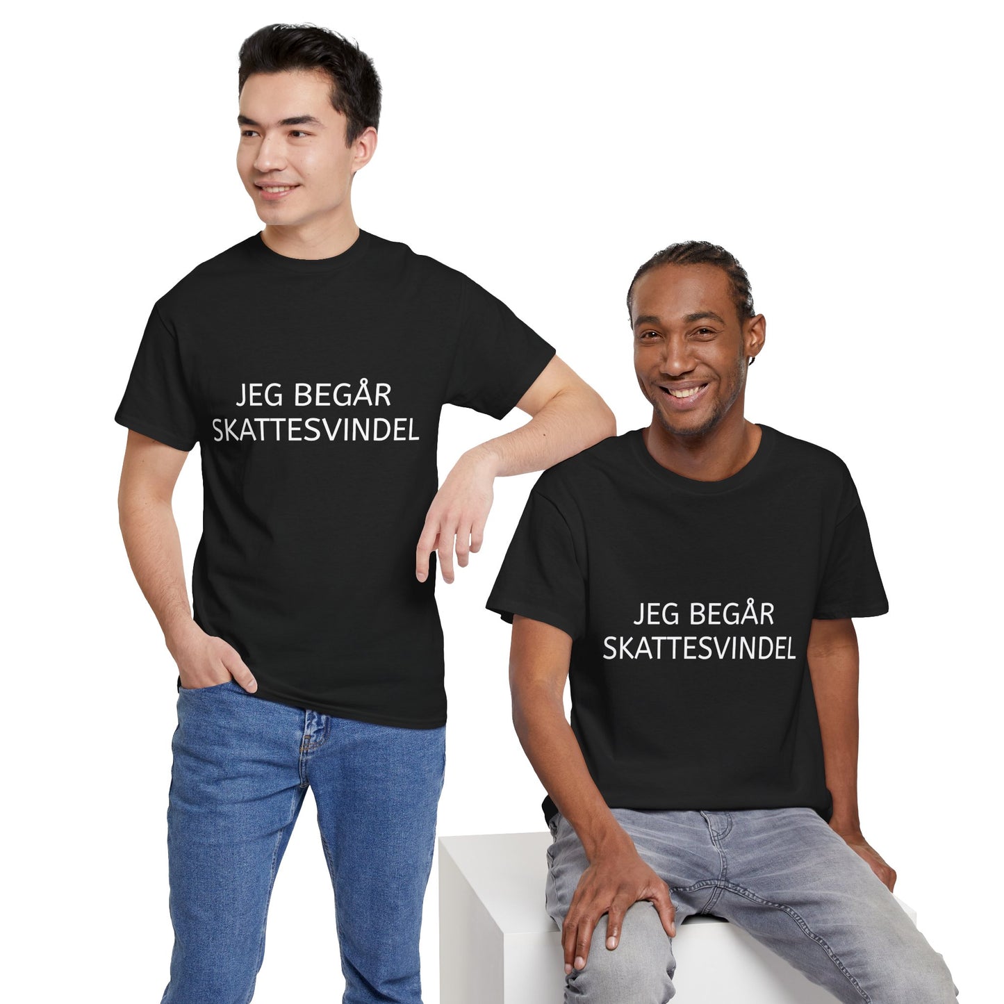 T-Shirt - "Jeg begår skattesvindel"