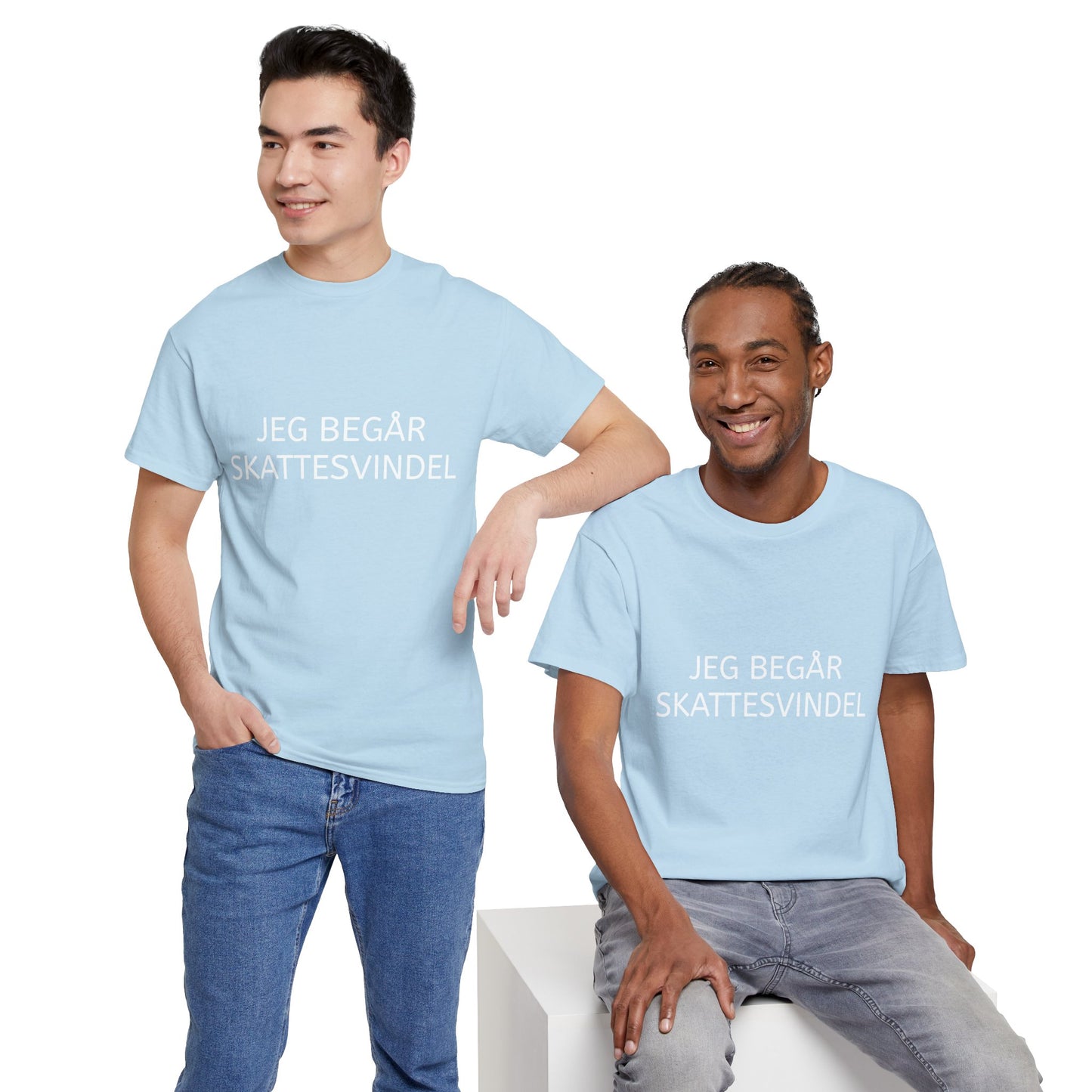 T-Shirt - "Jeg begår skattesvindel"