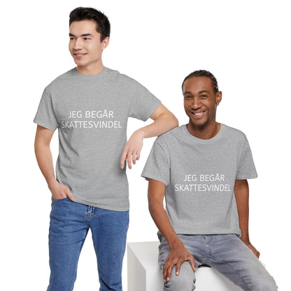 T-Shirt - "Jeg begår skattesvindel"