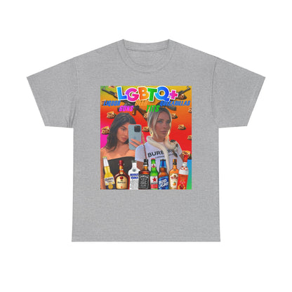Tee LGBTQ+ Liquor, Guns, Beer, Tits, and Quesadillas