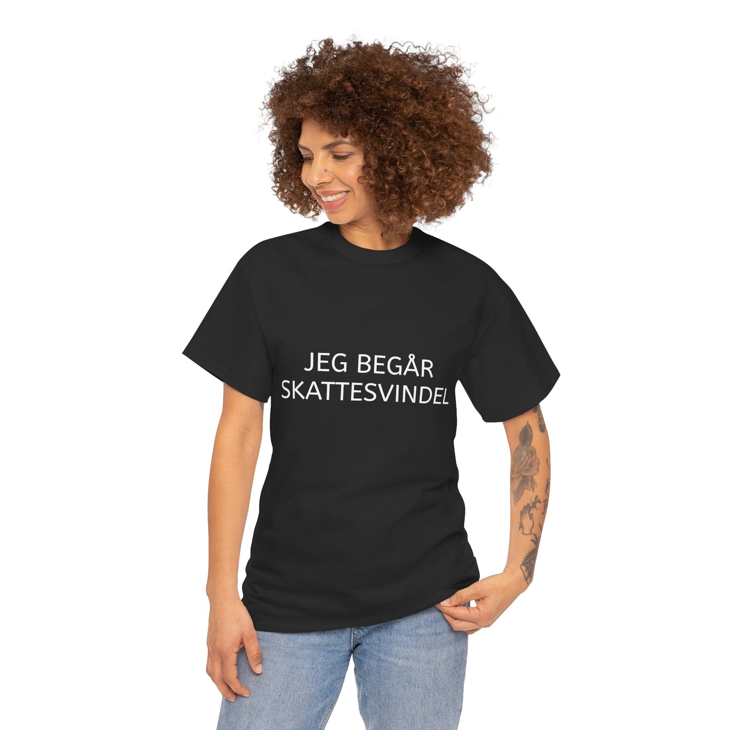 T-Shirt - "Jeg begår skattesvindel"