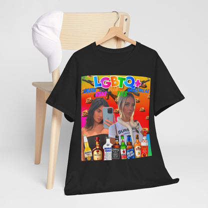 Tee LGBTQ+ Liquor, Guns, Beer, Tits, and Quesadillas
