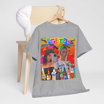 Tee LGBTQ+ Liquor, Guns, Beer, Tits, and Quesadillas