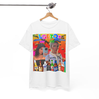 Tee LGBTQ+ Liquor, Guns, Beer, Tits, and Quesadillas