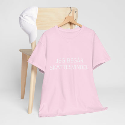 T-Shirt - "Jeg begår skattesvindel"